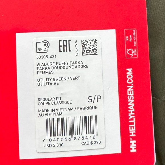 Helle Hanson Adore Winter Parka - NWT - Picture 3 of 9